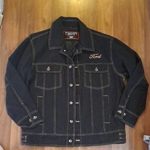 Ford Men's Black Denim Jacket